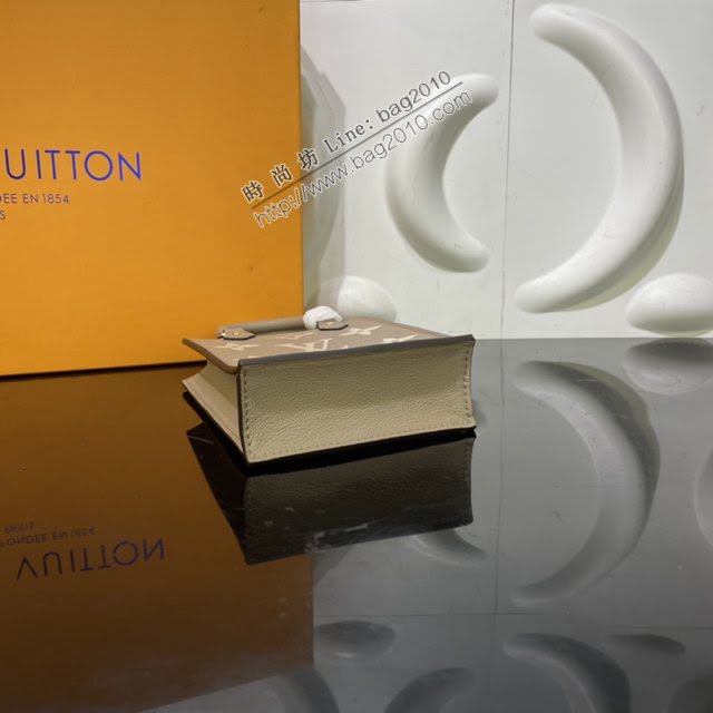 LOUIS VUITTON專櫃新款包包 路易威登Petit Sac Plat手袋 LV字母手提肩背斜挎女手機包 M80449  ydh4033